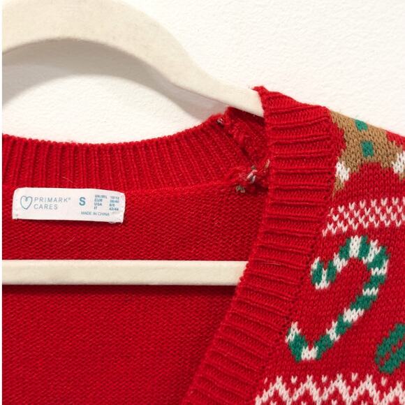 Primark Cares - Women's Ugly Christmas Cardigan Sweater (size small) - Picture 2 of 4